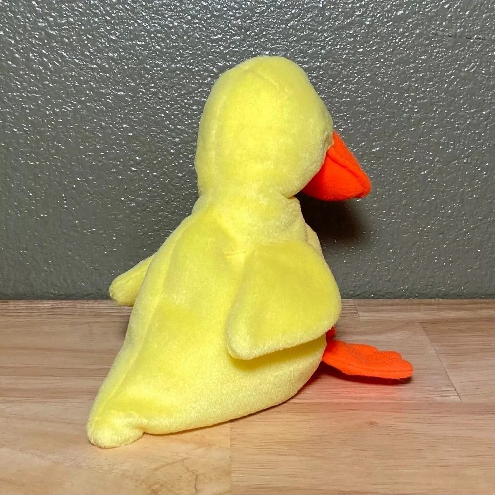 Ty Beanie Baby Original Quackers Retired PVC Pellets Tag Error Fareham, Hants UK